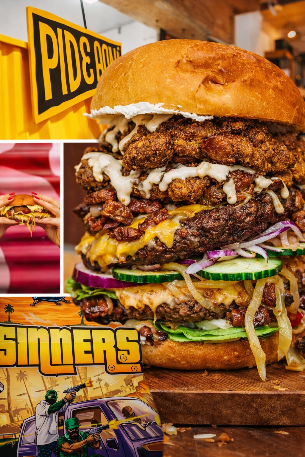 Smash burger Sinners Inca